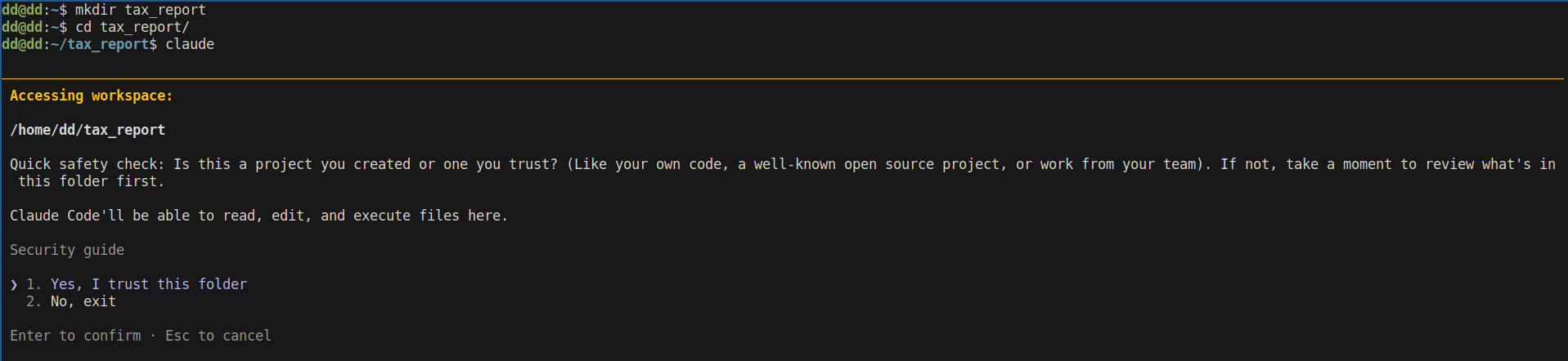 Granting permissions to the coding agent